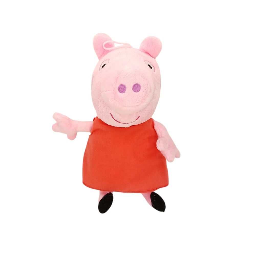 Fiesta Peppa Pig 13.5" Plush Stuffed Animal Toy Red Dress